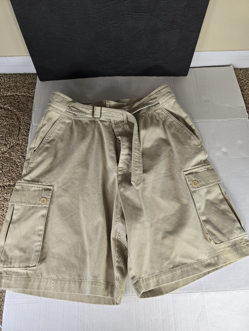 NWT Polo Ralph Lauren Women’s Cargo Shorts in size 14, style Westbury Earthtone